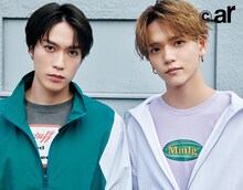 藤原樹（THE RAMPAGE from EXILE TRIBE）と中島颯太（FANTASTICS from EXILE TRIBE）。