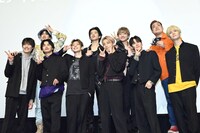 「バトルキング！！-We'll rise again-」舞台挨拶の様子。