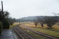 「ラジオ朗読劇『銀河鉄道の夜』」が収録された上総鶴舞駅からの景色。（撮影：朝岡英輔）