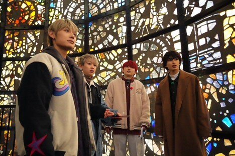 左からアロハ、シューヤ、ユーキ、タクヤ。