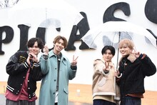 左からカイ、タカシ、ハル、マサヒロ。