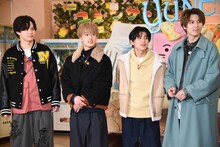 左からカイ、マサヒロ、ハル、タカシ。