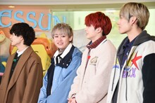 左からタクヤ、シューヤ、ユーキ、アロハ。