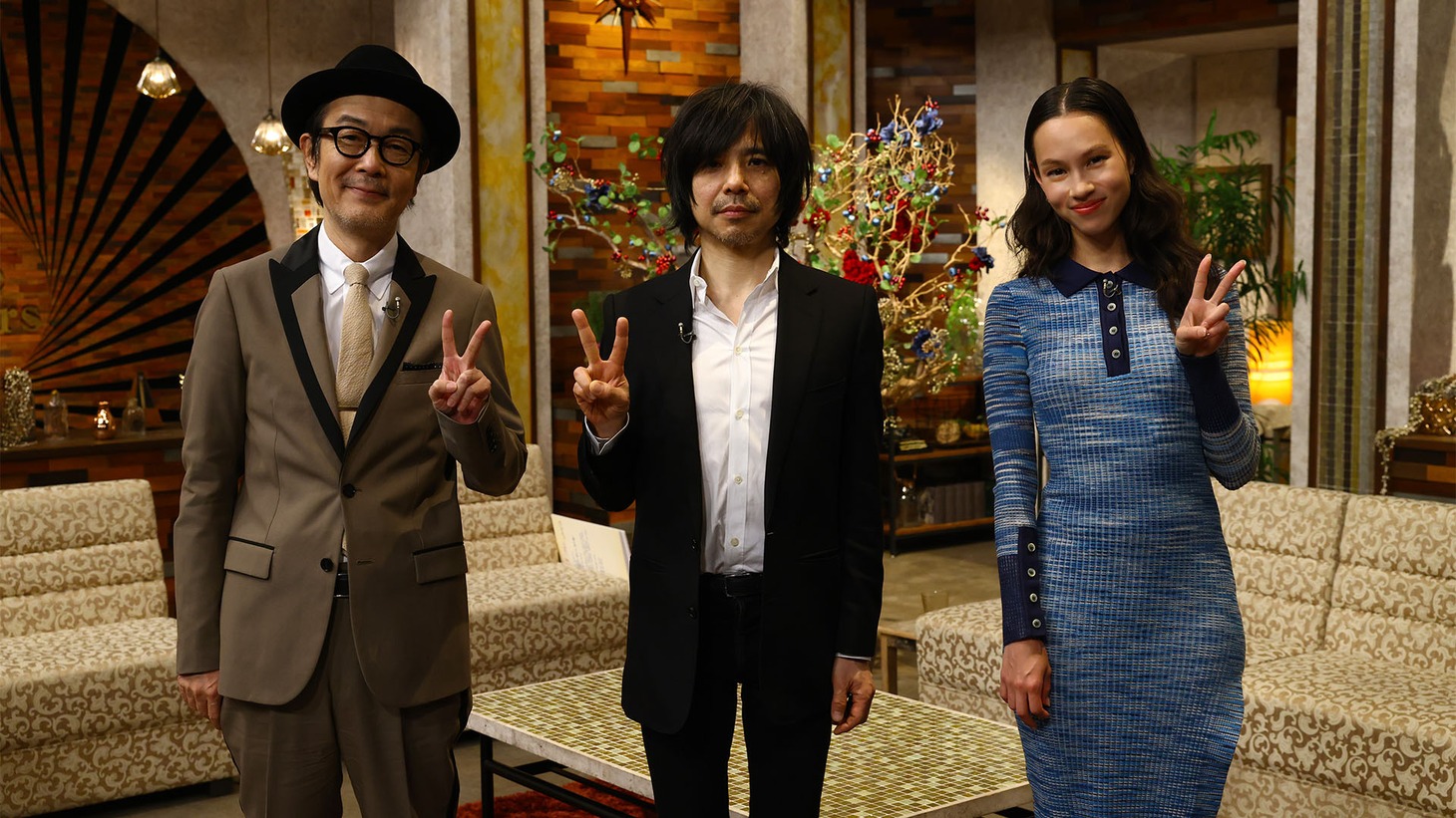 左からリリー・フランキー、宮本浩次、水原希子。（写真提供：NHK）