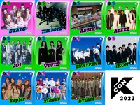 「KCON 2023 JAPAN」の出演者第1弾。 (c) CJ ENM Co., Ltd, All Rights Reserved