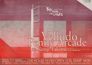 「Velludo Presents "Between The Lines"」告知ビジュアル