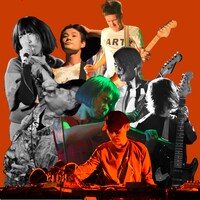 「Call And Response Pop Festival」出演アーティストの写真を用いたコラージュ。