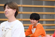 手前からタカシ、ハル。