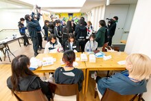 「WACK合同オーディション2023」2日目 チーム決めの様子。