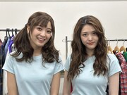 PUFFYを演じる工藤美桜（左）、松村沙友理（右）。(c)日本テレビ