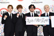 左から小森隼、白濱亜嵐、数原龍友、中務裕太。