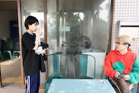 渡辺淳之介を追いかけてオーディション継続を訴えるイャン・GP・マイカ。