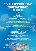 「SUMMER SONIC 2023」の「TOKYO」出演者一覧。