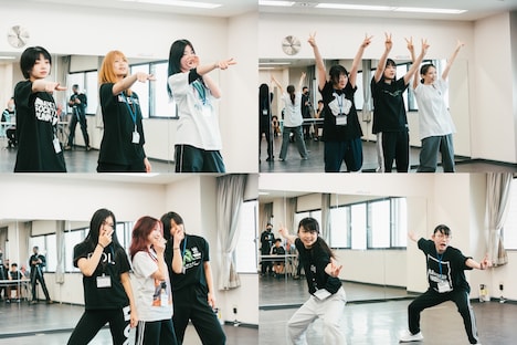 左上から時計回りにナ前ナ以チーム、mahoチーム、ナルハワールドチーム、トギーチーム。