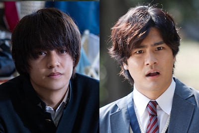 左から高橋海人（King & Prince）、森本慎太郎（SixTONES）。 (c)日本テレビ