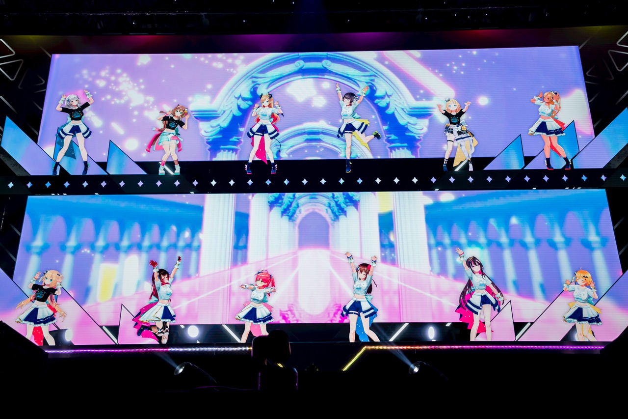 「hololive 4th fes. Our Bright Parade DAY1」初日公演の様子。