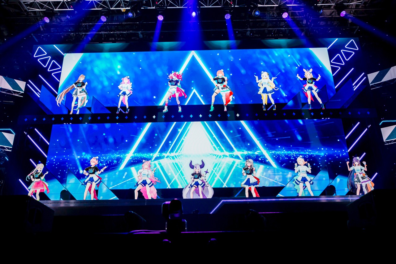 「hololive 4th fes. Our Bright Parade DAY1」初日公演の様子。