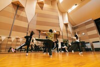 6日目午前練習の様子。