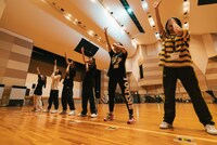 6日目午前練習の様子。