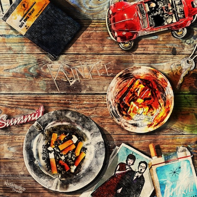 PUNPEE、ハナレグミ「タイムマシーンにのって / 家族の風景」配信ジャケット