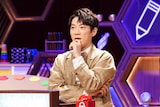 「クイズ!あなたは小学5年生より賢いの?卒業SP」より、横山だいすけ。(c)日本テレビ