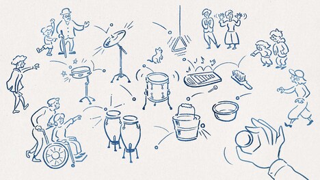 「PLAY? - あそぶ？おとをだす？」ビジュアル