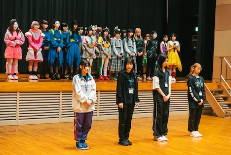 「WACK合同オーディション2023」最終審査に勝ち残った4名。