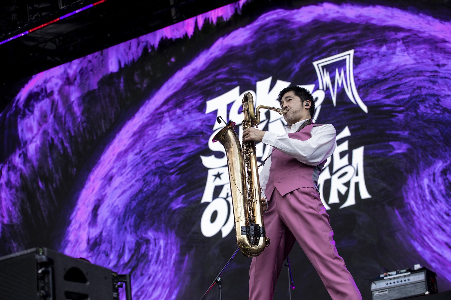 谷中敦（Baritone Sax）（Photo by Elfego Becerra Photography）