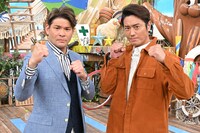 照英と永井大。(c)TBS