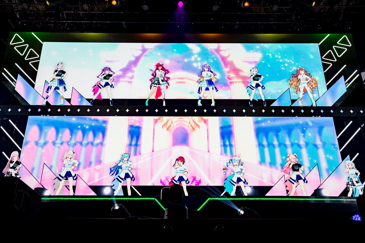 「hololive 4th fes. Our Bright Parade」2日目の様子。