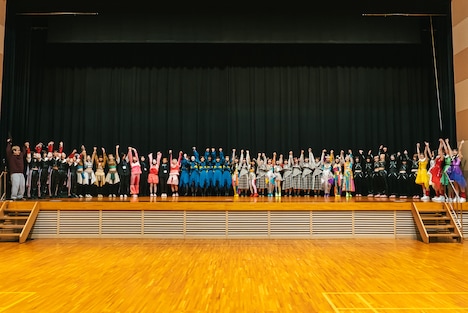 「WACK合同オーディション2023」エンディングの様子。