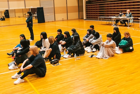 「WACK合同オーディション2023」初日の様子。