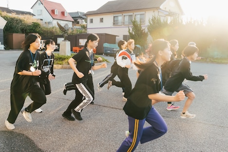 「WACK合同オーディション2023」4日目 早朝マラソンの様子。