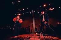 「激闘！ラップ甲子園」第3回大会決勝トーナメントの様子。