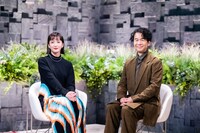 左から長屋晴子（緑黄色社会）、中村正人（DREAMS COME TRUE）。（写真提供：NHK）
