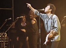 佐野元春「See Far Miles Tour Part ll Live at Yokohama Arena 1993」ダイジェスト映像より。