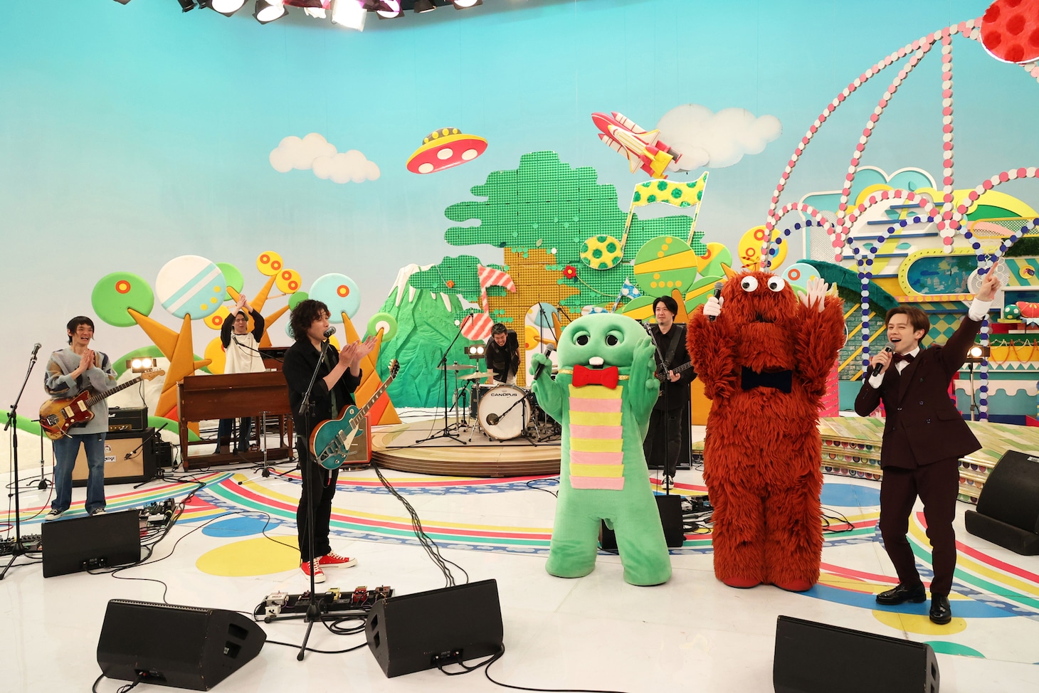 「祝50周年!!ガチャピン・ムック誕生日会！みんなともだちSP！」より。(c)ガチャムク