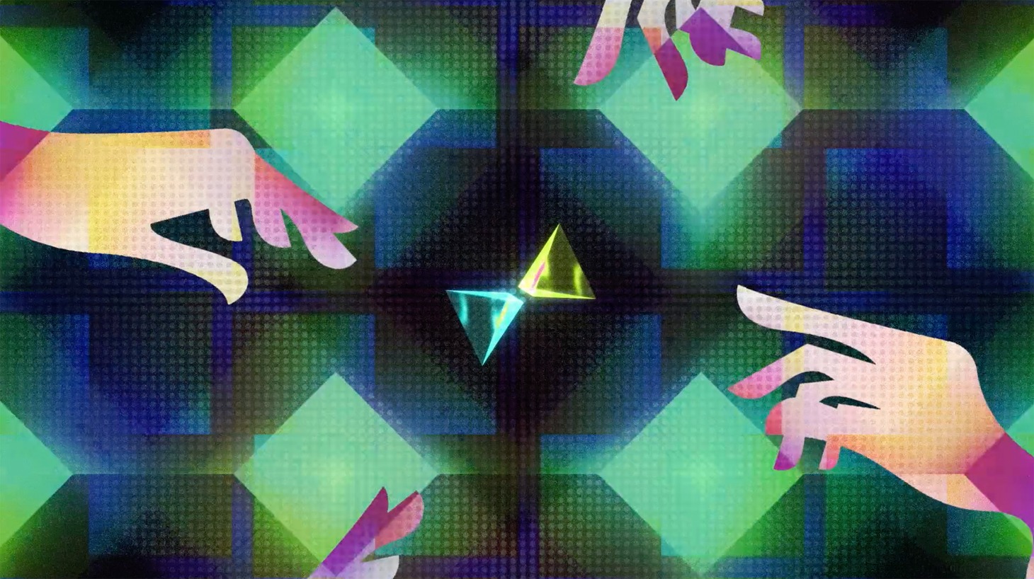 imase「NIGHT DANCER」ビジュアライザーより。