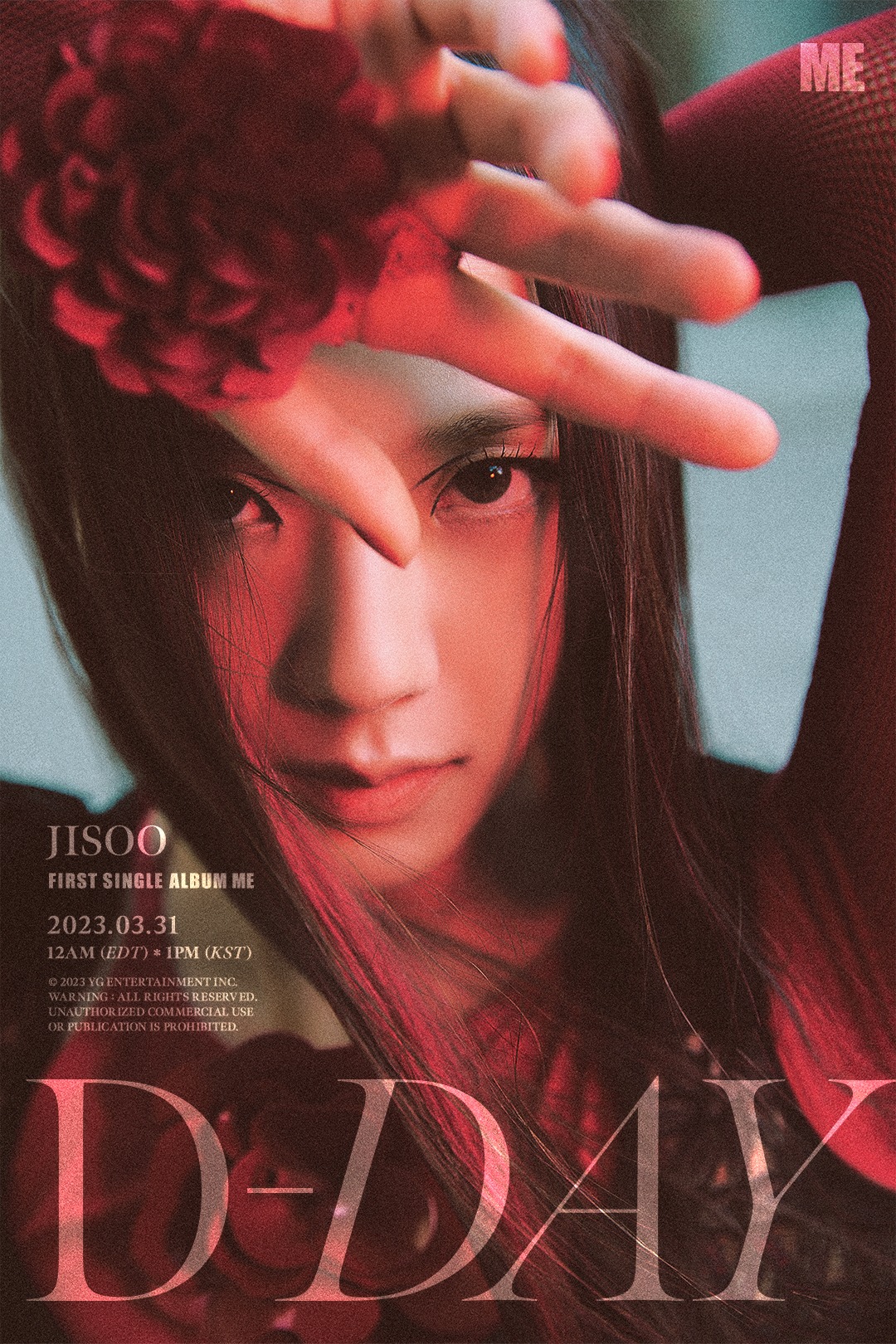 JISOO告知ビジュアル