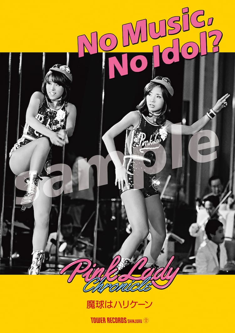 ピンク・レディー ピンク・レディー「NO MUSIC, NO IDOL?」に登場、タワレコ新宿店ではパネル写真展開催 - 音楽ナタリー