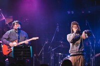 澤部渡とPUNPEE。（撮影：タマイシンゴ）