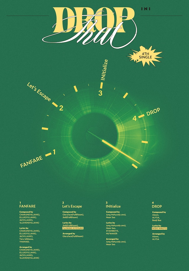 INI「DROP That」トラックリスト