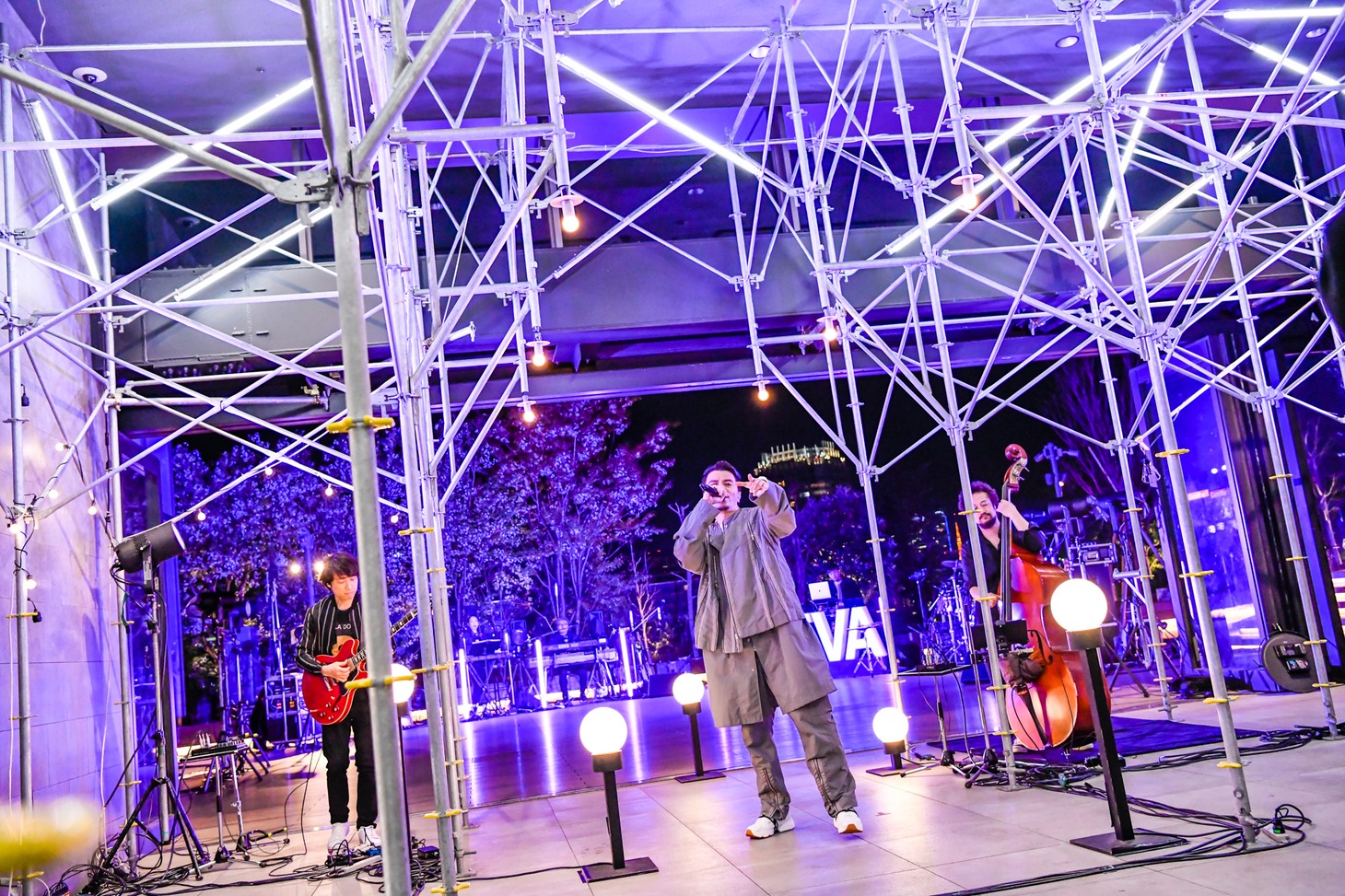 「Technics presents "Connect" Online Live Season2 Vol.3 KREVA」の様子。（撮影：高田梓）