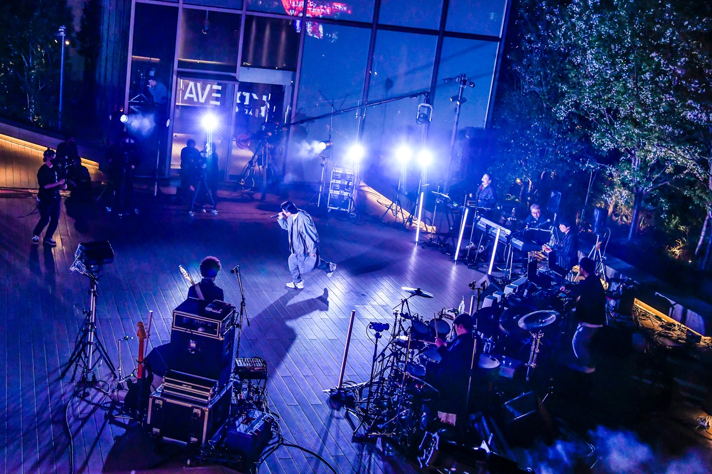 「Technics presents "Connect" Online Live Season2 Vol.3 KREVA」の様子。（撮影：高田梓）