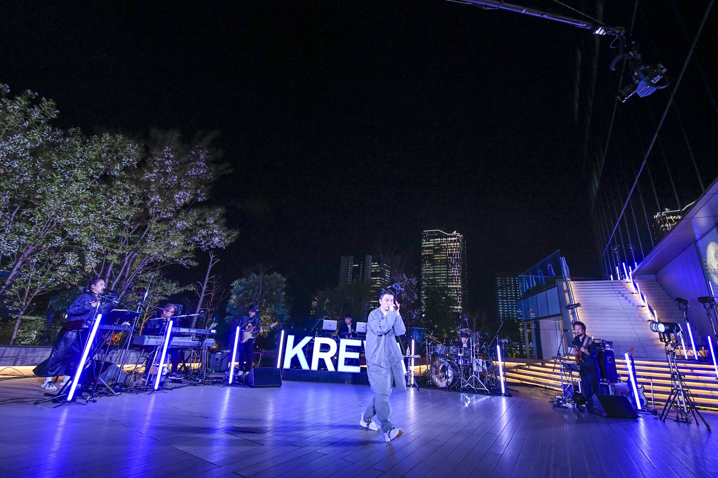 「Technics presents "Connect" Online Live Season2 Vol.3 KREVA」の様子。（撮影：高田梓）