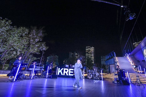 「Technics presents "Connect" Online Live Season2 Vol.3 KREVA」の様子。(撮影:高田梓)