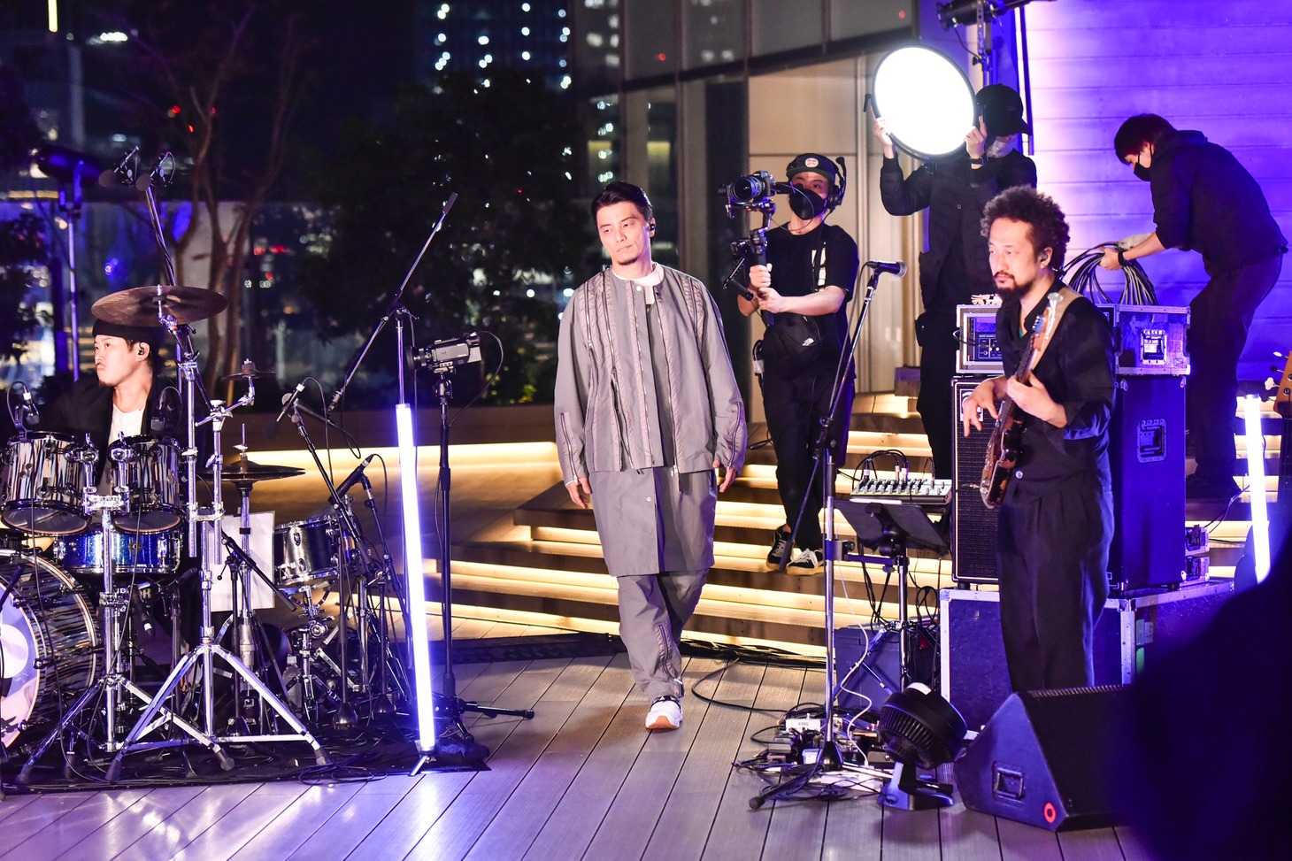 「Technics presents "Connect" Online Live Season2 Vol.3 KREVA」の様子。（撮影：高田梓）