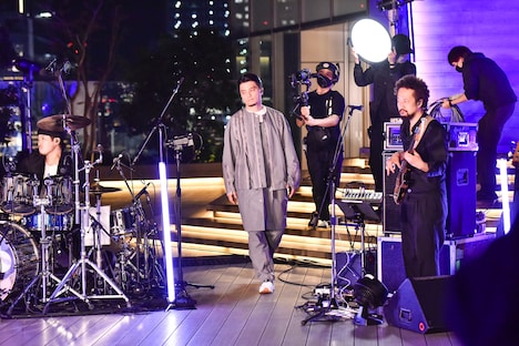 「Technics presents "Connect" Online Live Season2 Vol.3 KREVA」の様子。(撮影:高田梓)