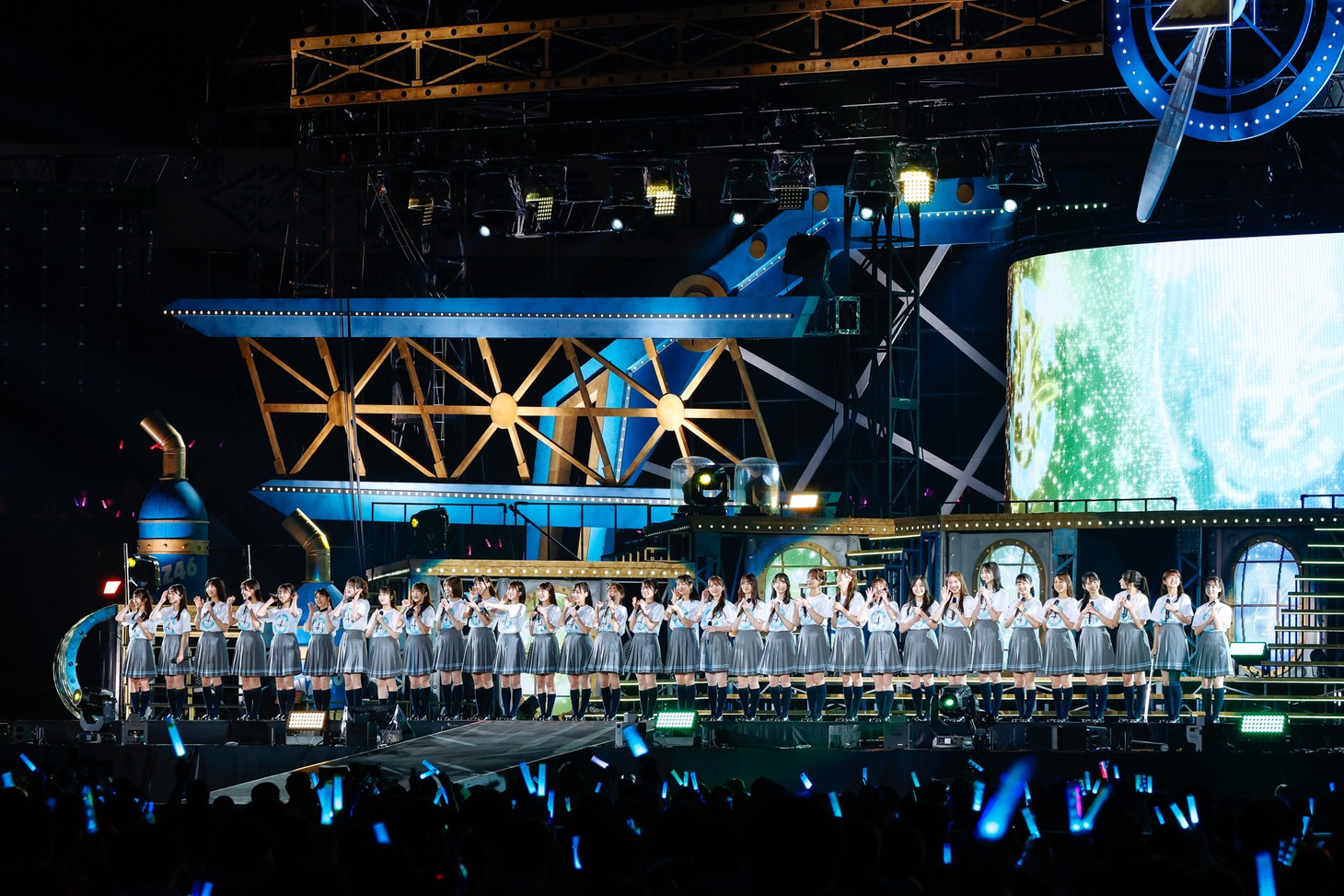 日向坂46「4周年記念MEMORIAL LIVE ～4回目のひな誕祭～」の様子。（撮影：上山陽介）