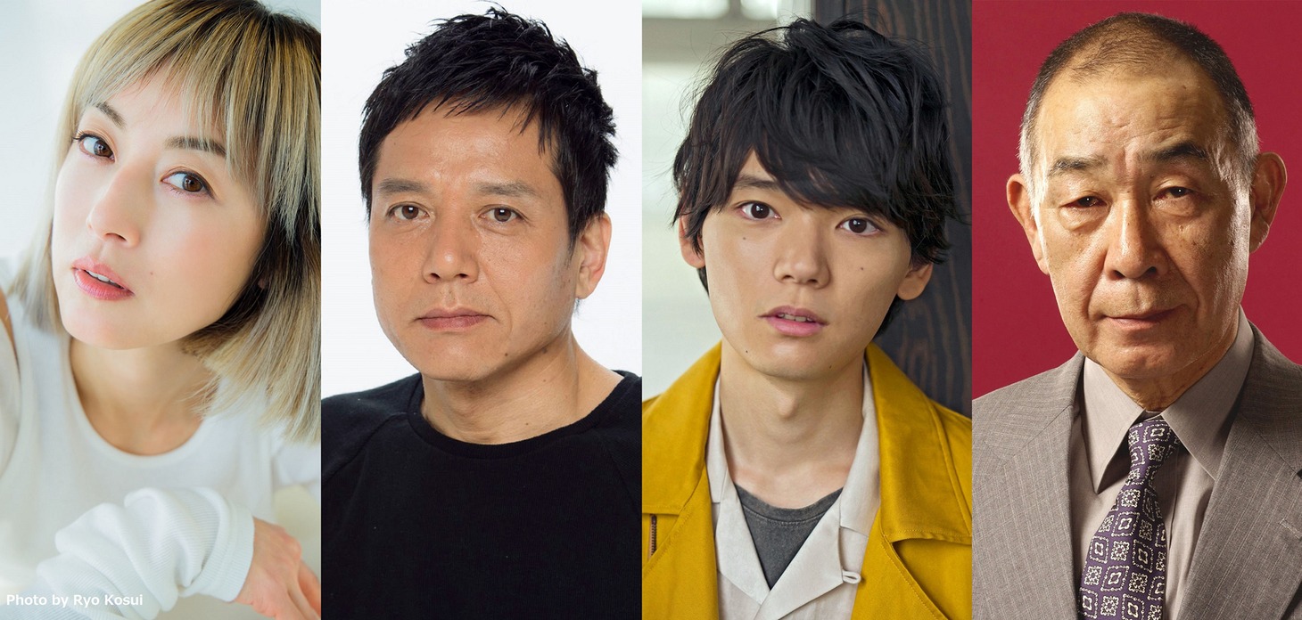左から高岡早紀（Photo by Ryo Kosui）、勝村政信、古川雄輝、でんでん。